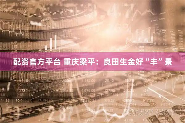 配资官方平台 重庆梁平:良田生金好“丰”景